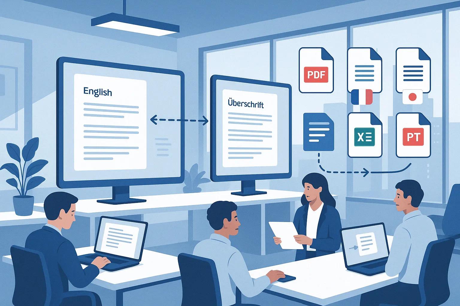 Document Translator for enterprise document management